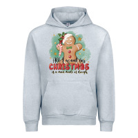 Heather Grey Christmas dough Urban Hoodie - MaliasSmallBusiness