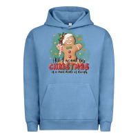 Pigment Pebble Blue Christmas dough Urban Hoodie - MaliasSmallBusiness