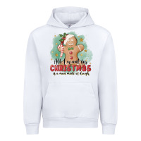 White Christmas dough Urban Hoodie - MaliasSmallBusiness