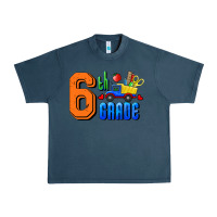 Midnight Navy Sixth Grade Urban Heavy Tee - RanaPortraitStore