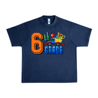 Navy Sixth Grade Urban Heavy Tee - RanaPortraitStore