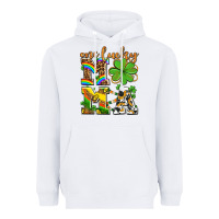 White one lucky mama Heavyweight Hoodie - AdoDesignShop