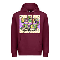 Burgundy booze beads Premium Hoodie - MaliasSmallBusiness