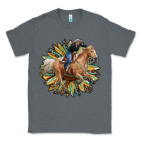Charcoal Heather sunflower rodeo Classic Tee - RanaPortraitStore