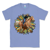 Colony Blue sunflower rodeo Classic Tee - RanaPortraitStore