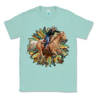 Seafoam sunflower rodeo Classic Tee - RanaPortraitStore