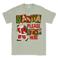 Matcha Santa Please Stop Here Classic Tee - FaDigitalArtStudio
