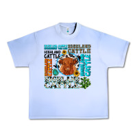Grape Ice highland cattle Urban Heavy Tee - texasbilliewilder