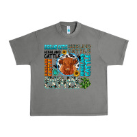 Tornado highland cattle Urban Heavy Tee - texasbilliewilder