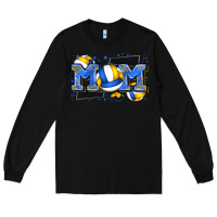 Black mom volleyball Long Sleeve Tee - Zillion Design Studio