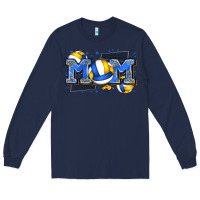 Navy mom volleyball Long Sleeve Tee - Zillion Design Studio