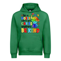 Emerald in a world where you can be anything be kind Urban Hoodie - MaliasSmallBusiness
