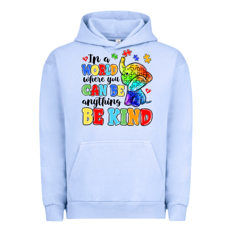 In A World Where You Can Be Anything Be Kind Urban Hoodie by MaliasSmallBusiness | Teevron