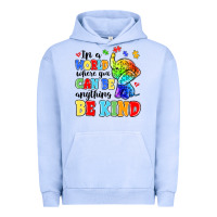 Pigment Grape Ice in a world where you can be anything be kind Urban Hoodie - MaliasSmallBusiness