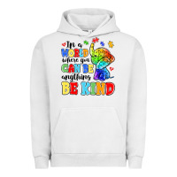 Pigment Lunar Rock in a world where you can be anything be kind Urban Hoodie - MaliasSmallBusiness