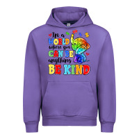 Tulip in a world where you can be anything be kind Urban Hoodie - MaliasSmallBusiness