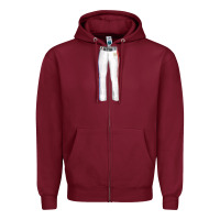 Burgundy softball uniform pant fa element Zipper Hoodie - FaDigitalArtStudio