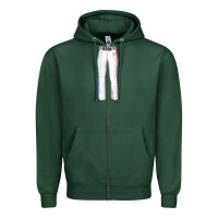 Sports Green softball uniform pant fa element Zipper Hoodie - FaDigitalArtStudio