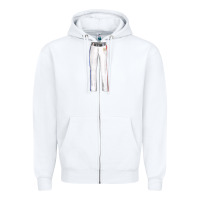 White softball uniform pant fa element Zipper Hoodie - FaDigitalArtStudio