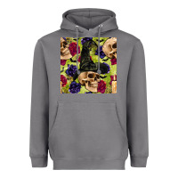 Storm halloween witch skull seamless pattern Heavyweight Hoodie - BundleAndBundleShop