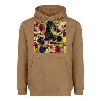 Toasted Coconut halloween witch skull seamless pattern Heavyweight Hoodie - BundleAndBundleShop