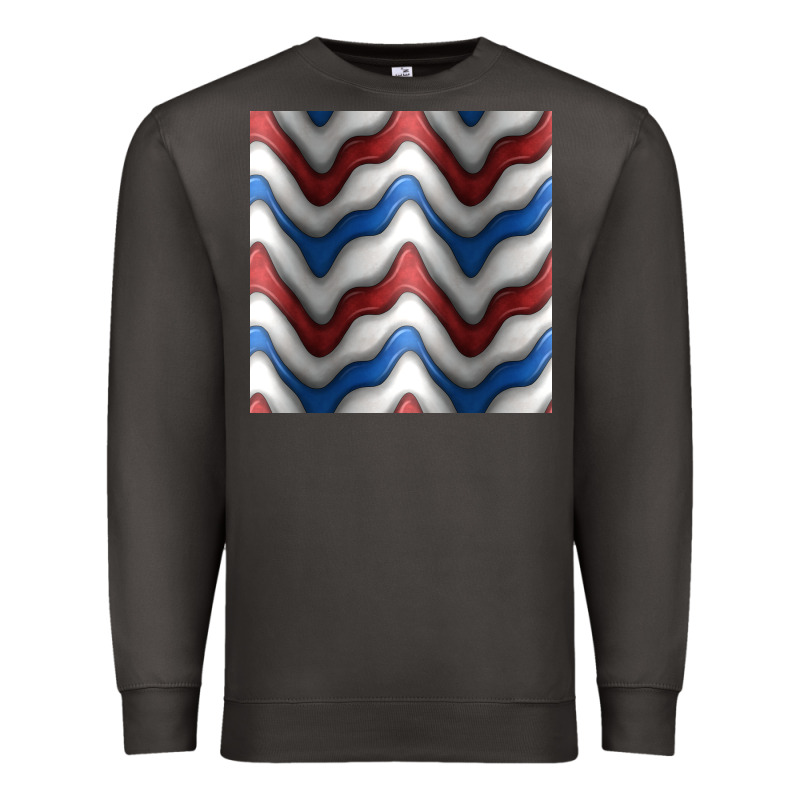 4th July Stripes Seamless Pattern Premium Sweatshirt by BundleAndBundleShop | Teevron