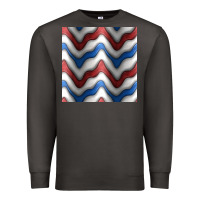 Smoke 4th july stripes seamless pattern Premium Sweatshirt - BundleAndBundleShop