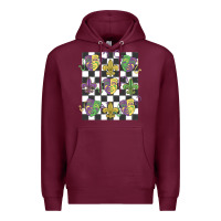 Burgundy mardi gras Premium Hoodie - MaliasSmallBusiness
