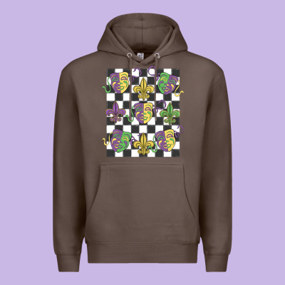 Mardi Gras Premium Hoodie Designed By Maliassmallbusiness