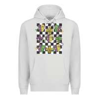 Dove Grey mardi gras Premium Hoodie - MaliasSmallBusiness