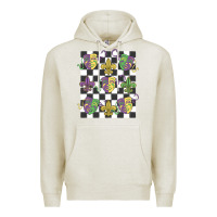 Oatmeal Heather mardi gras Premium Hoodie - MaliasSmallBusiness