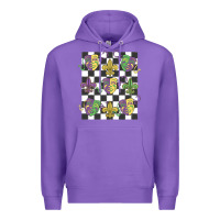 Purple mardi gras Premium Hoodie - MaliasSmallBusiness