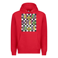 Red mardi gras Premium Hoodie - MaliasSmallBusiness