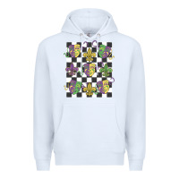 White mardi gras Premium Hoodie - MaliasSmallBusiness