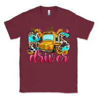Burgundy bus driver Classic Tee - Zillion Design Studio