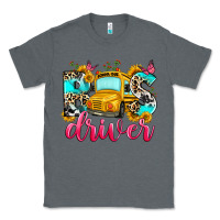 Charcoal Heather bus driver Classic Tee - Zillion Design Studio