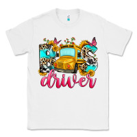 White bus driver Classic Tee - Zillion Design Studio