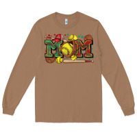 Toasted Coconut mom softball Long Sleeve Tee - Zillion Design Studio