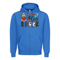 True Royal too cute to spook Zipper Hoodie - CowhideDigitalArt