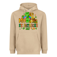Mushroom my first st patricks day with coins and shamrocks Heavyweight Hoodie - AdoDesignShop