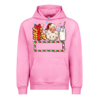 Fuchsia Pink christmas santa custom name Urban Hoodie - MaliasSmallBusiness