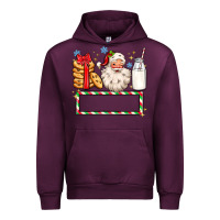 Mauve Wine christmas santa custom name Urban Hoodie - MaliasSmallBusiness