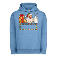 Pigment Pebble Blue christmas santa custom name Urban Hoodie - MaliasSmallBusiness