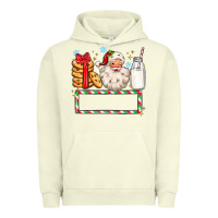 Pigment Pistachio christmas santa custom name Urban Hoodie - MaliasSmallBusiness