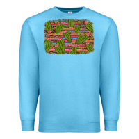 Ocean Blue cinco de mayo cactus Premium Sweatshirt - Artiststas