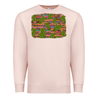 Pale Pink cinco de mayo cactus Premium Sweatshirt - Artiststas