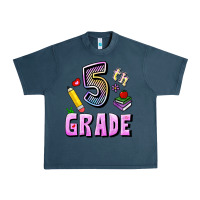Midnight Navy Fifth Grade Urban Heavy Tee - RanaPortraitStore