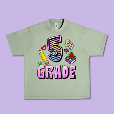Fifth Grade Urban Heavy Tee Designed By Ranaportraitstore