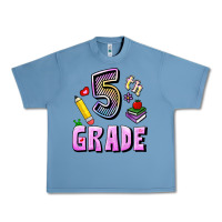 Pebble Blue Fifth Grade Urban Heavy Tee - RanaPortraitStore