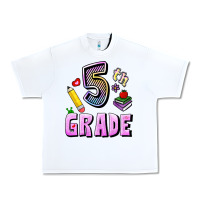 White Fifth Grade Urban Heavy Tee - RanaPortraitStore